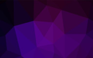 Pembe ışık, vektör poligonal şablon mavi. Üçgen geometrik örnek gradyan ile. Web siteniz için köşeli tasarım.