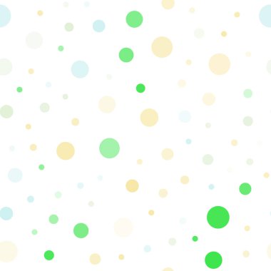 Işık çok renkli vektör küreler ile seamless modeli. Soyut illüstrasyon renkli baloncuklar doğa tarzı ile. Desen tasarım pencere panjur, perdeler.