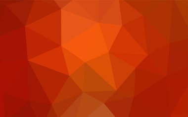 Işık kırmızı, sarı vektör soyut mozaik zemin. Üçgenler ile modern soyut resim. İş tasarımınız için yeni stil.