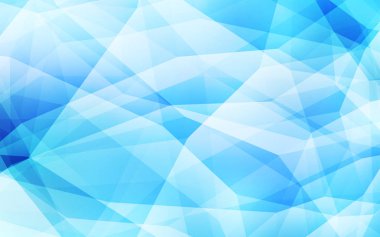 Hafif mavi vektör soyut mozaik desen. Renkli resimde gradyan ile poligonal tarzı. Tasarımınız için üçgen desen.