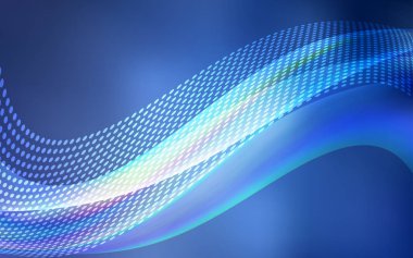 Hafif mavi vektör küreler, üçgenler desenle. Soyut illüstrasyon renkli diskler ve üçgenler ile. Reklamlar, el ilanları için desen.