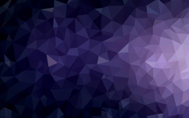 Koyu mor vektör Çokgen arka plan. Gradyan ile zarif parlak poligonal illüstrasyon. Web siteniz için köşeli tasarım.