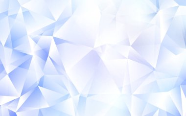 Kristaller, üçgen ışık mavi vektör şablonu. İllüstrasyon renkli üçgenler dizi. İşletme reklam, kitapçıklar, broşürler için desen