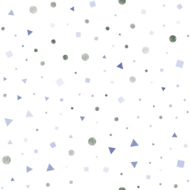 Açık mavi, vektör sorunsuz zemin çizgiler, daireler, rhombus ile yeşil. Daireler, çizgiler, rhombus renkli gradyan ile. Duvar kağıdı, kumaş üreticileri için modaya uygun bir tasarım.