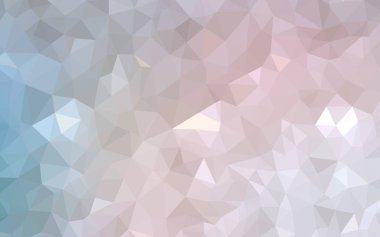 Hafif pembe, yeşil vektör üçgen mozaik kapak. Glitter soyut resim zarif bir üçgen ile. İşiniz için en iyi üçgen tasarım.