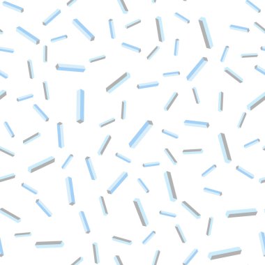 Hafif mavi vektör desen keskin çizgilerle kesintisiz, izometrik. Bulanık dekoratif tasarım hatları ile basit tarzı. Desen tasarım kumaş, duvar kağıtları.