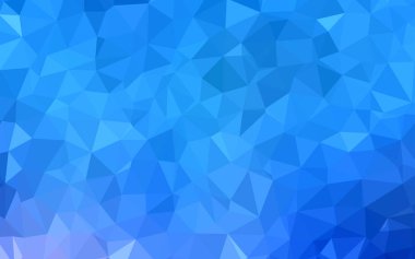 Hafif mavi vektör zemin Çokgen. Üçgen geometrik örnek gradyan ile. Senin arka plan için dokulu deseni.