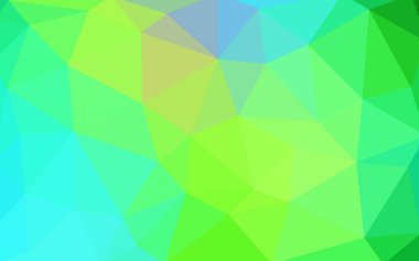 Açık mavi, yeşil vektör modern geometrik arka plan. Doku, yeni arka plan. Geometrik arka plan gradyan ile Origami tarzında. 