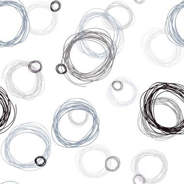 Koyu mavi kabarcıkları ile sorunsuz arka plan vektör. Modern Soyut illüstrasyon renkli su ile bırakır. Kartvizit, Web siteleri için şablon.