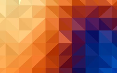 Açık mavi, vektör poligonal şablon sarı. Çokgen şekilleri ile bir örnek. İşiniz için yeni tasarım.