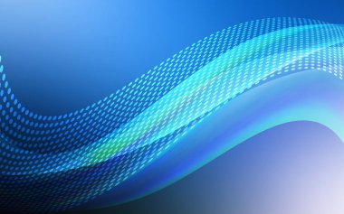 Koyu mavi vektör arka plan kabarcıklar, satırları ile. Bağlantı noktaları ve çizgileri renkli arka plan üzerinde tasarım yapın. Reklamlar, el ilanları için desen.