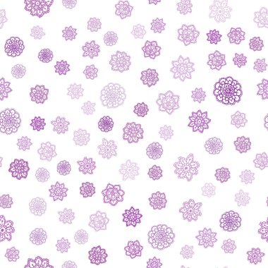 Hafif pembe vektör sorunsuz arka plan xmas kar taneleri ile. Bulanık arka plan gradyan ile kar. Tekstil, kumaş, duvar kağıtları için tasarım.