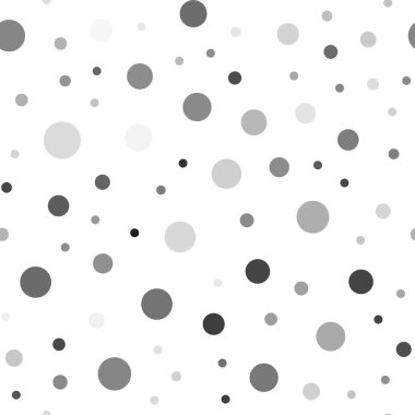 Işık gri vektör disklerle sorunsuz doku. Kabarcıkları ile soyut tarzda bulanık dekoratif tasarım. Desen tasarım pencere panjur, perdeler.