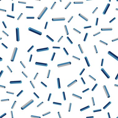 Hafif mavi vektör şablonu tekrar tekrar sopa ile kesintisiz, izometrik. Glitter soyut illüstrasyon renkli sopa ile. Tasarım için duvar kağıdı, kumaş üreticileri.