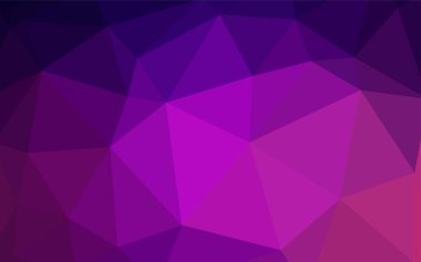 Koyu mor vektör degrade üçgenler şablonu. Üçgen geometrik örnek gradyan ile. Cep telefonu arka plan için şablon.