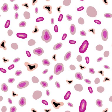 Pembe ışık, vektör sorunsuz düzen daire şekilleri ile yeşil. Bulanık daireler doğa tarzı ile güzel renkli resimde. Desen tasarım pencere panjur, perdeler.