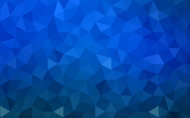 Hafif BLUE vektör bulanık arkaplan tasarımı. Origami tarzında gradyan ile Geometrik arkaplan. 