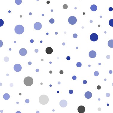 Hafif mavi vektör disklerle sorunsuz doku. Renkli gradyan ile arka plan üzerinde bulanık kabarcıklar. Duvar kağıdı, kumaş üreticileri için modaya uygun bir tasarım.