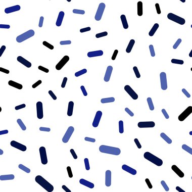 Koyu mavi vektör tekrarlanan sopa ile sorunsuz şablonu. Dekoratif illüstrasyon hatları ile soyut şablonunda parlayan. Model ilanları, posterler, afişler.