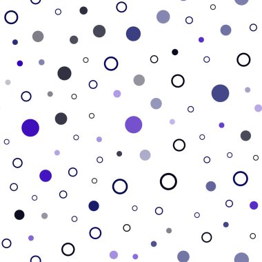 Koyu mavi, yeşil noktalar ile sorunsuz zemin vektör. Soyut illüstrasyon renkli baloncuklar doğa tarzı ile. Duvar kağıdı, kumaş üreticileri için modaya uygun bir tasarım.