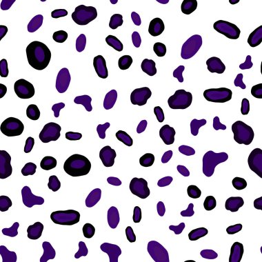 Koyu mor, pembe daire şekilleriyle birlikte sorunsuz düzen vektör. Bulanık damla Glitter soyut Illustration yağmur. Duvar kağıdı, kumaş üreticileri için modaya uygun bir tasarım.