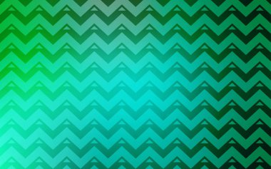 Işık yeşil vektör şablon satırları, üçgenler ile. İllüstrasyon renkli üçgenler, satır kümesi ile. Kitapçık, broşür için desen