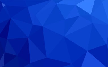 Üçgen zemin parlayan ışık mavi vektör. Gradyan ile zarif parlak poligonal illüstrasyon. Web siteniz için yeni bir doku.