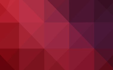 Koyu kırmızı vektör üçgen mozaik doku. Renkli resimde gradyan ile soyut tarzda. İşiniz için en iyi üçgen tasarım.