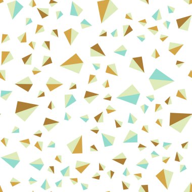 Açık mavi, yeşil vektör kesintisiz, izometrik arka plan üçgenler ile. Üçgenler ile soyut degrade illüstrasyon. Doku pencere panjur, perdeler için.