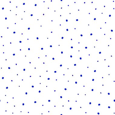 Koyu mavi noktalar ile sorunsuz kapak vektör. Kabarcıkları ile soyut tarzda bulanık dekoratif tasarım. Tekstil, kumaş, duvar kağıtları için tasarım.