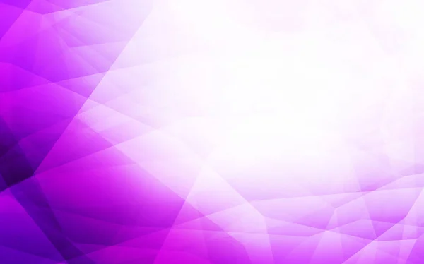 Светло Розовый Векторный Многоугольник Абстрактный Фон Красочная Абстрактная Иллюстрация Треугольниками — стоковый вектор