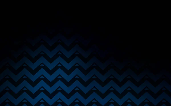 Donker Blauwe Vector Achtergrond Met Driehoeken Lijnen Decoratieve Ontwerp Abstracte — Stockvector