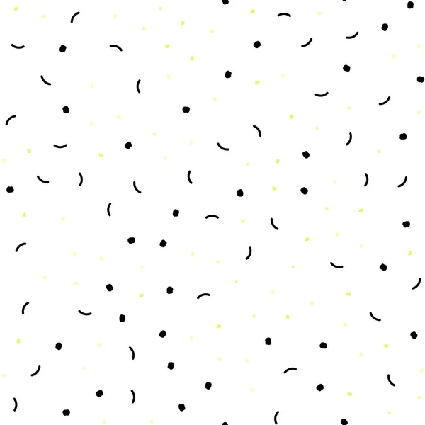 Hellgrüne Gelbe Vektor Nahtlose Vorlage Mit Kreisen Dreiecken Abstrakte Illustration — Stockvektor