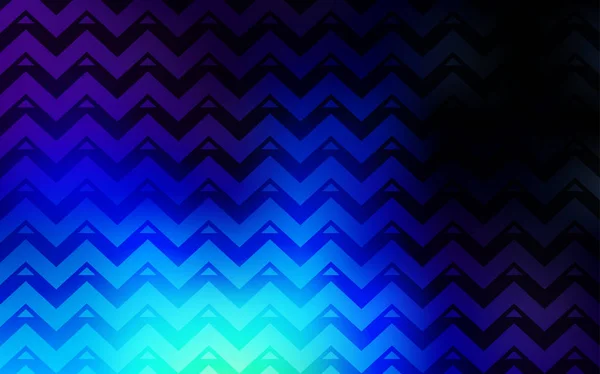 Layout Vetorial Blue Escuro Com Linhas Triângulos Triângulos Fundo Abstrato — Vetor de Stock