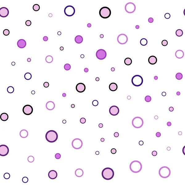 Světle Fialová Růžová Bezešvé Pozadí Vektor Tečkami Moderní Abstraktní Obrázek — Stockový vektor