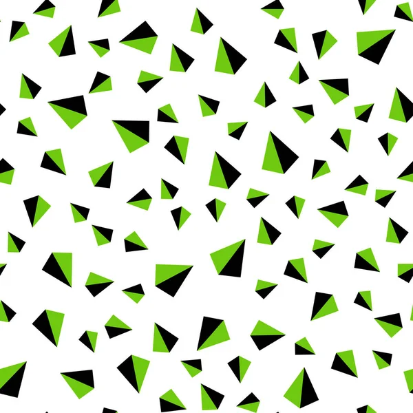 淡いブルー 緑ベクトル多角形スタイル シームレス 等尺性カバー 三角形とキラキラの抽象的なイラスト ファブリックのメーカーのための設計します — ストックベクタ