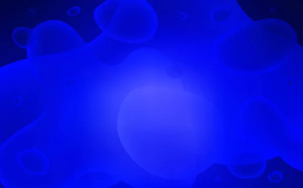Licht Blauwe Vector Patroon Met Lijnen Ovalen Gloednieuwe Gekleurde Illustratie — Stockvector