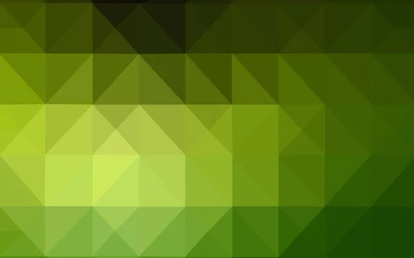 Licht Groen Vector Abstract Mozaïek Patroon Creatieve Geometrische Illustratie Origami — Stockvector