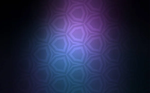 Σκούρο Ροζ Μπλε Διάνυσμα Φόντο Εξάγωνα Θάμπωμα Φόντου Πολύχρωμα Εξάγωνα — Διανυσματικό Αρχείο