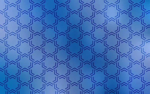 Modèle Vectoriel Bleu Clair Avec Des Lignes Nettes Design Décoratif — Image vectorielle