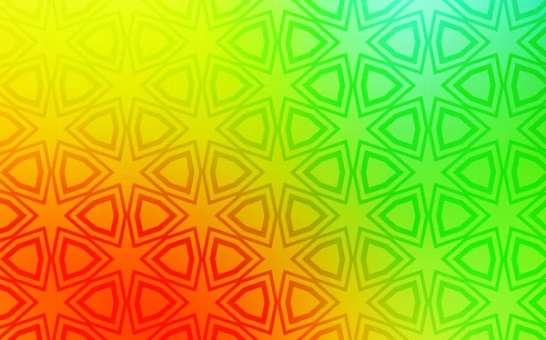 Luz Textura Vectorial Multicolor Con Hermosas Estrellas Diseño Decorativo Borroso — Archivo Imágenes Vectoriales