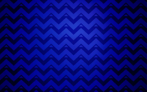Dark Blue Vector Texture Triangular Style Glitter Abstract Illustration Triangular — Stock Vector