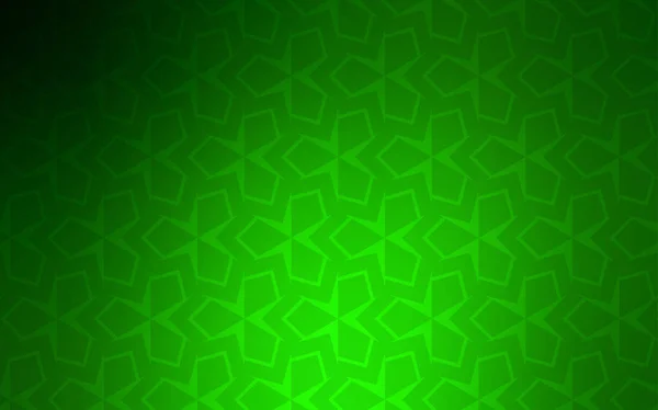 Licht Groen Vector Sjabloon Met Ruit Glitter Abstracte Illustratie Met — Stockvector