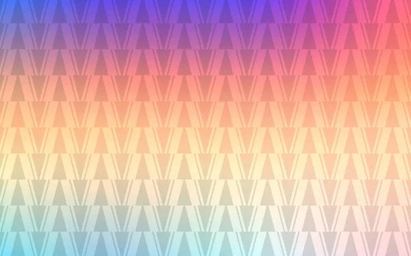 Layout Vetorial Multicolorido Claro Com Linhas Triângulos Ilustração Abstrata Moderna — Vetor de Stock