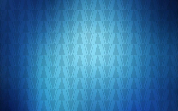 Texture Vettoriale Blu Scuro Con Stile Triangolare Illustrazione Astratta Del — Vettoriale Stock