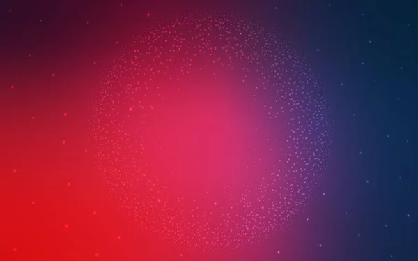 Jasnoniebieski Czerwony Wektor Przykryć Astronomiczne Gwiazd Brokat Abstrakcja Ilustracja Kolorowy — Wektor stockowy