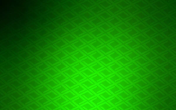 Hellgrüner Vektorhintergrund Mit Rechtecken Quadraten Dekorative Gestaltung Abstrakten Stil Mit — Stockvektor