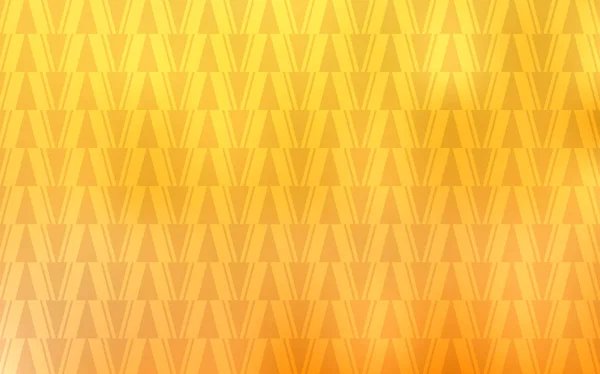 Patrón Vectorial Amarillo Claro Con Estilo Poligonal Ilustración Abstracta Moderna — Vector de stock