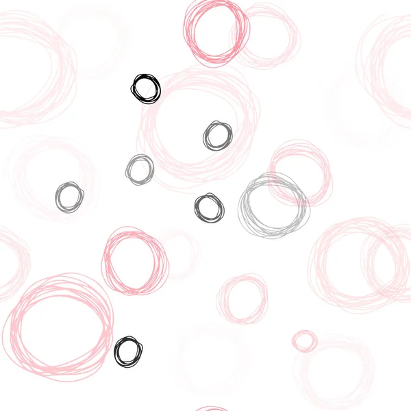 Fond Sans Couture Vecteur Rouge Clair Avec Bulles Illustration Avec — Image vectorielle