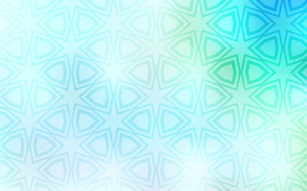 Couvercle Vectoriel Bleu Clair Avec Petites Grandes Étoiles Illustration Colorée — Image vectorielle